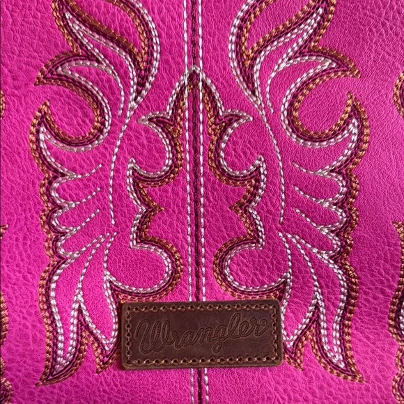 Wrangler Pink and Brown Women's Bag - Picture 4 of 9